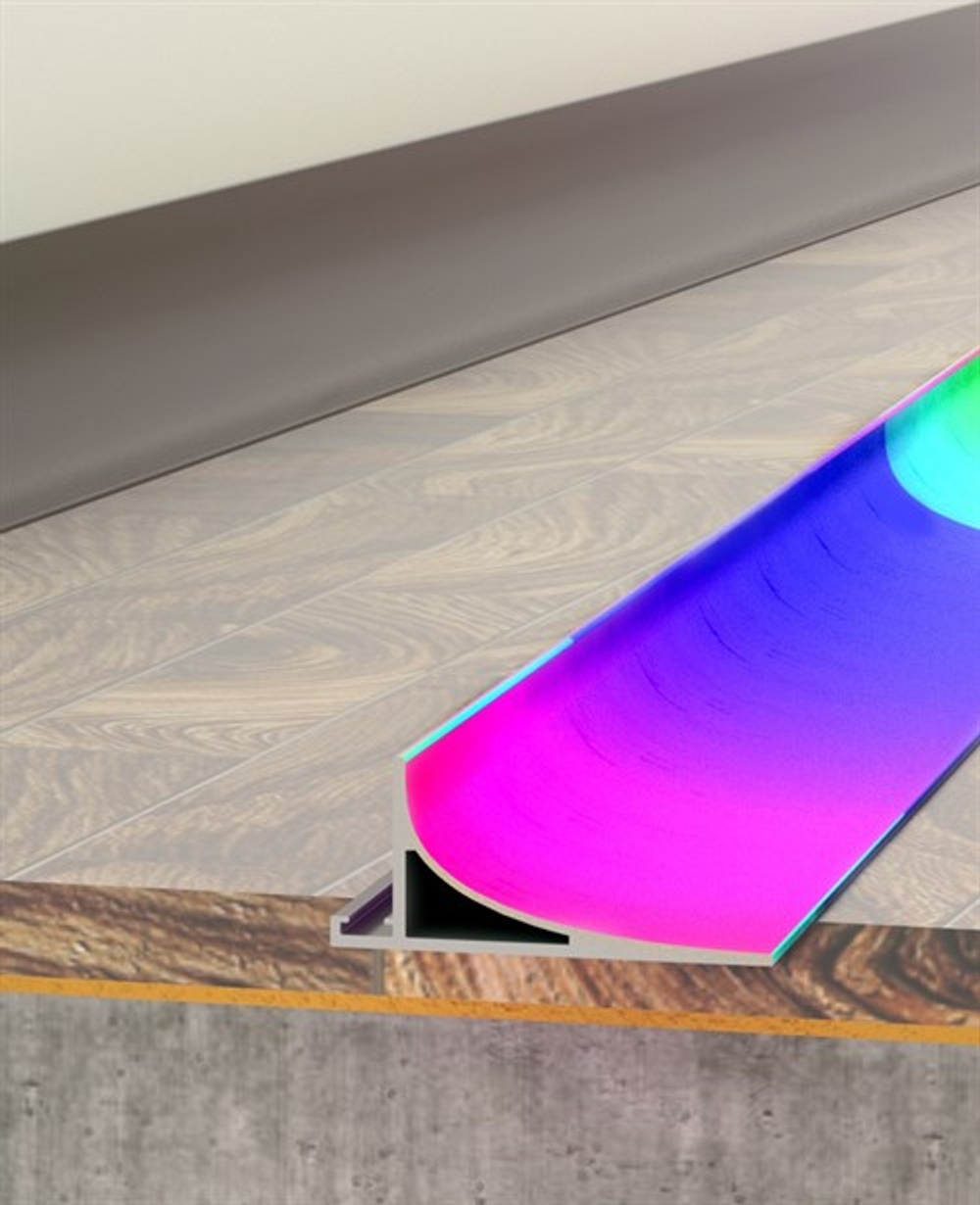 Плинтус Pro Design Corner L 584 покраска по RAL 2700мм