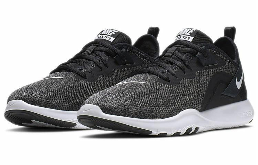 Кроссовки Nike Flex Trainer 9 Black Anthricite (Женская размерная сетка)