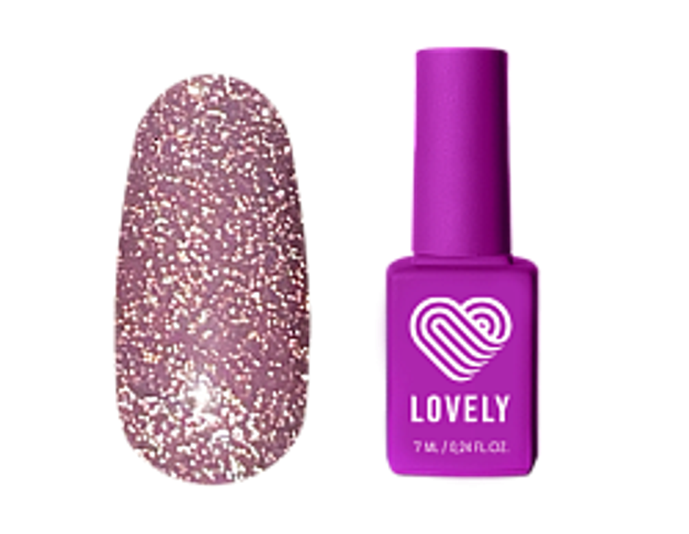 LOVELY Гель-лак Diamond Nude 03 (светоотражающий), 7 ml