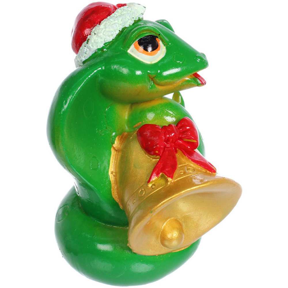 Фигурка новогодняя «Змея с подарками» 7*7*11 см, микс