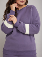 Толстовка Кофн-042Х/лиловый