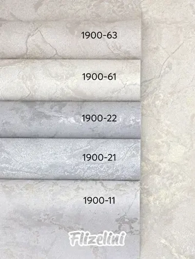 Обои виниловые на флизелине, фактурная штукатурка, темно-серые с серебристыми прожилками, каменная стена, антивандальные метровые, для прихожей Stenmuro (Flizelini, 1900-22)