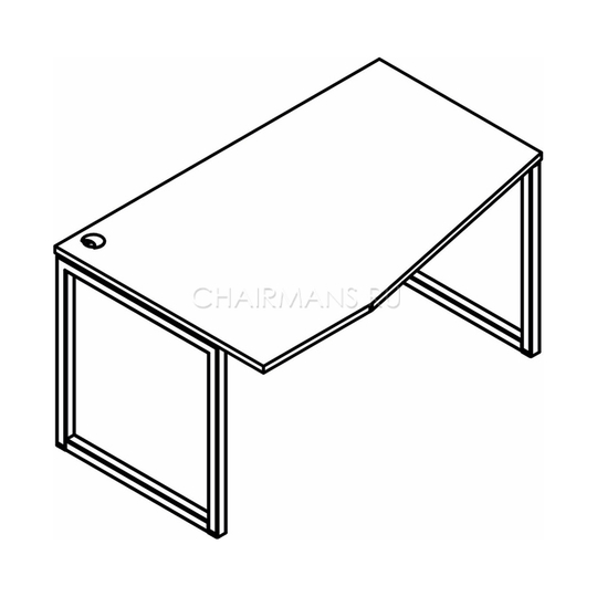 Стол эргономичный Skyland XTEN-Q XQCT 149(R) белый/белый