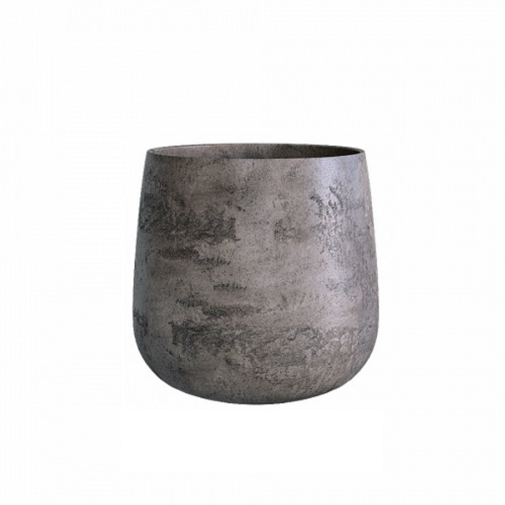 Кашпо Concretika Cone D38 H41 Concrete Grey Dark