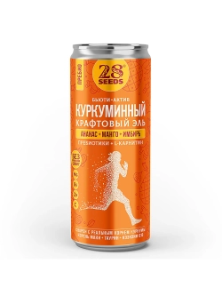 Куркуминный эль Пребио «Ананас + Манго + Имбирь»
