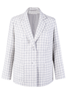 Жакет женский 3966зпа, бело-серый #323Бсе043966зп