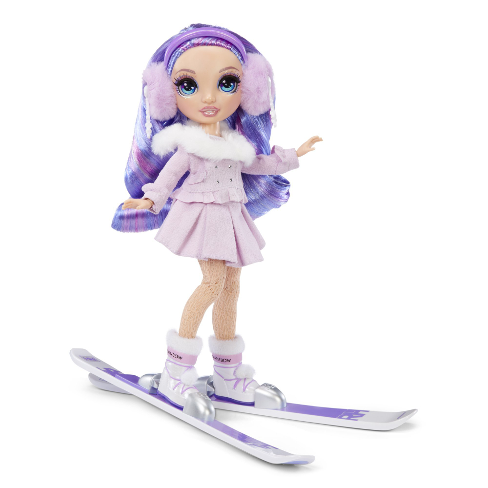 Кукла Rainbow High Winter Break Violet Willow с лыжами