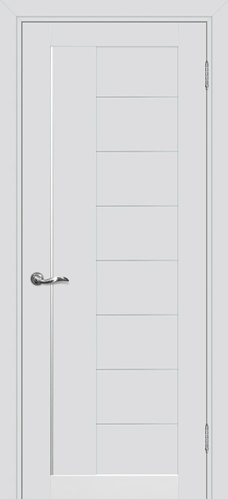 Дверь PSC-17 / Цвет Агат / белый сатинат / Двери PROFILO PORTE