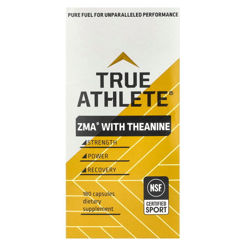 True Athlete, ZMA® с теанином, 180 капсул