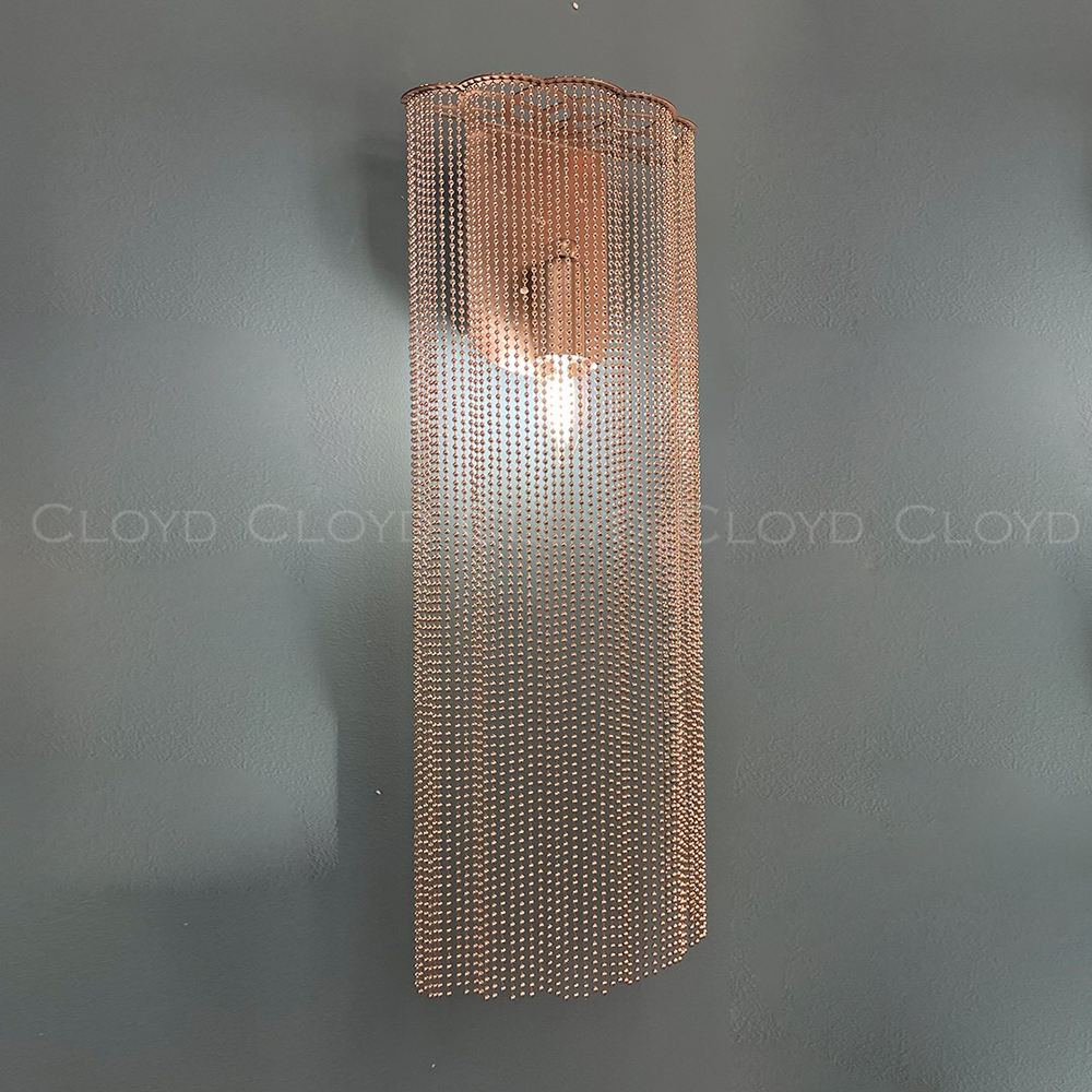 Бра Cloyd ONASSIS W1 / выс. 50 см - никель сатин (арт.20403)