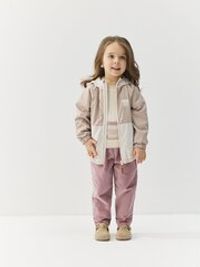Ветровка на флисовом подкладе "Песок" 0+