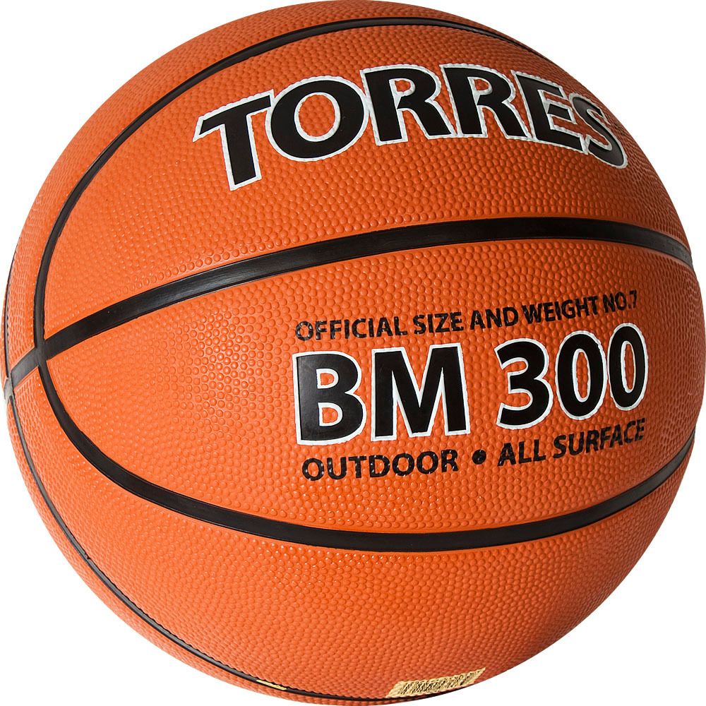 Мяч баскетбольный TORRES BM300 B02017, размер 7