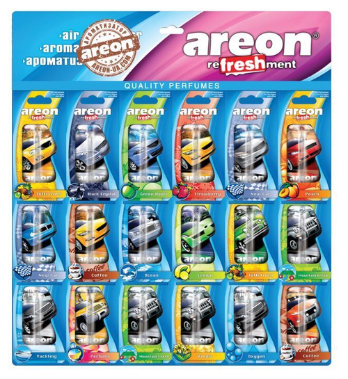 Ароматизатор подвесной гелевый Areon Liquid/ассорти