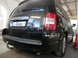 Фаркоп оцинкованный Galia C071A для Chrysler Grand Voyager 2008-, Dodge Caravan 2008-(паспорт и сертификат в комплекте)(без электрики)