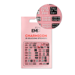 Charmicon 3D Silicone Stickers №133 Фразы