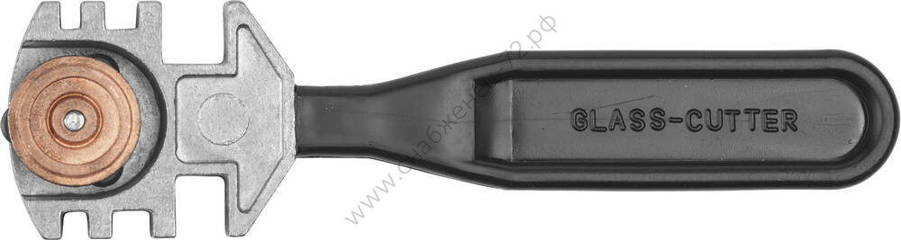 ЗУБР 3 режущих элемента, пластмассовая рукоятка, Роликовый стеклорез, ЭКСПЕРТ (3360)