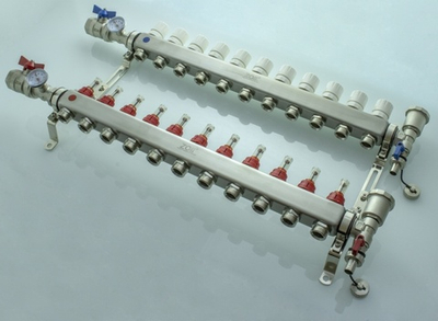 КОЛЛ. группа  ЗОЛЛ  с РАСХОД. с кр. (НЕРЖ) 1" х 11 ход (2/1шт) Т