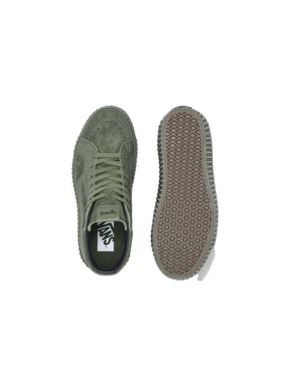 Кроссовки Vans Sk8 Premium Hi 38 Reissue Platform 'Army Green'