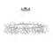 SL379.103.216 Люстра подвесная ST-Luce Серебристый/Белый LED 216*0,5W 3500K RAFINA