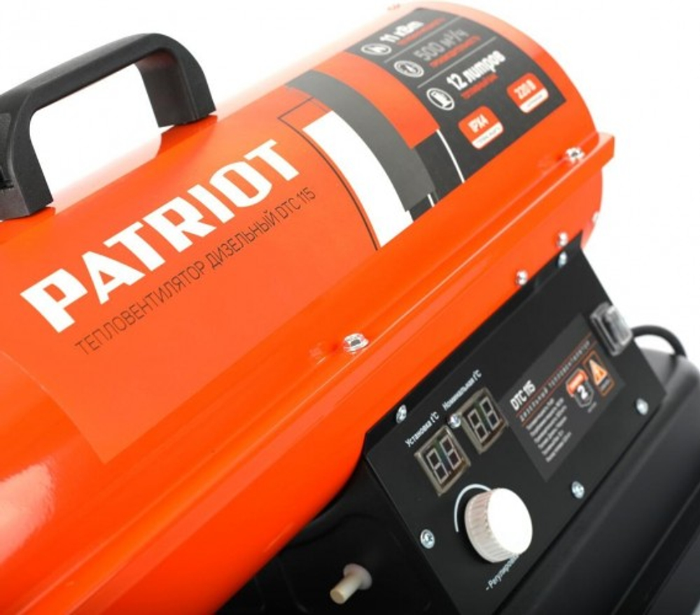Тепловая пушка на дизтопливе прямого нагрева PATRIOT DTC 115 633703034