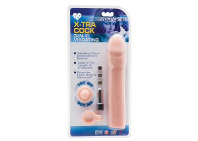 Насадка-удлинитель с вибрацией 3-в-1, 21,6 см