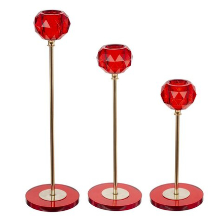 GAEM Набор из 3-х подсвечников, L11 W5,5 H28,5 см