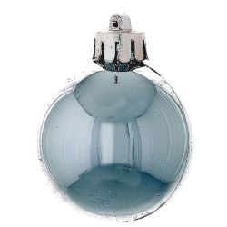 GAEM Набор из 24шт, Украшение новогоднее Шар "Нежное сияние", D 6 см, L6 W6 H7 см