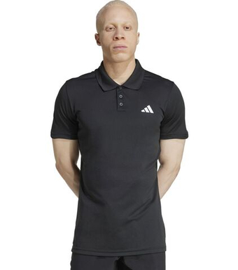 Мужское теннисное поло Adidas Tennis Climacool FreeLift - чёрное