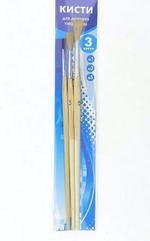 Набор кистей синтетика кр. 1,3,пл.6 "Жар-Птица" (Альбатрос)