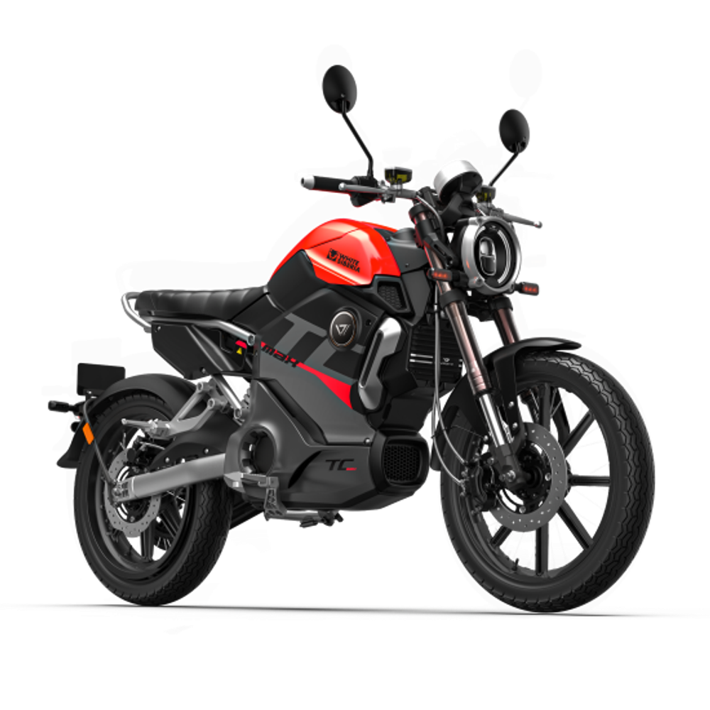 Электромотоцикл WHITE SIBERIA SUPER SOCO TC MAX 2024 Красный