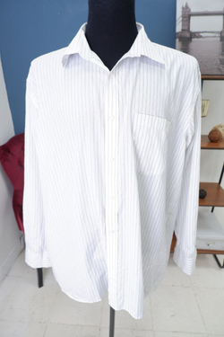 Рубашка Day by Day белая в полоску 54 размер