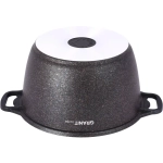 Кастрюля 6л «Granit ultra» (blue) со стеклянной крышкой кгг62а