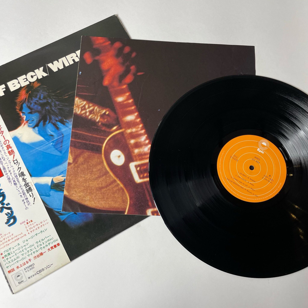 Винтажная виниловая пластинка LP Jeff Beck Wired (Japan 1976) (Obi) Goodbye Pork Pie Hat