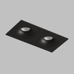 DK2122-BK Встраиваемый светильник, IP 20, 50 Вт, GU10, черный, алюминий