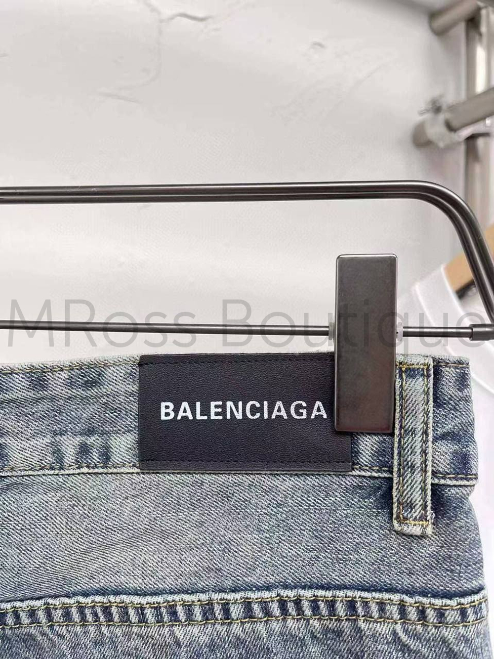 Рваные джинсы Баленсиага Balenciaga унисекс