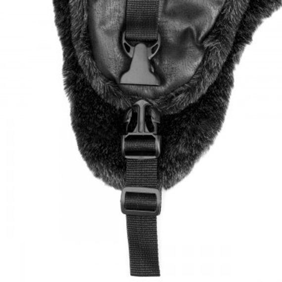 Ушанка Helios Angara Мех Меланж/Крэк Лайт цвет черный размер XL