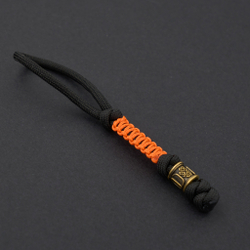 Темляк с оранжевым микрокордом