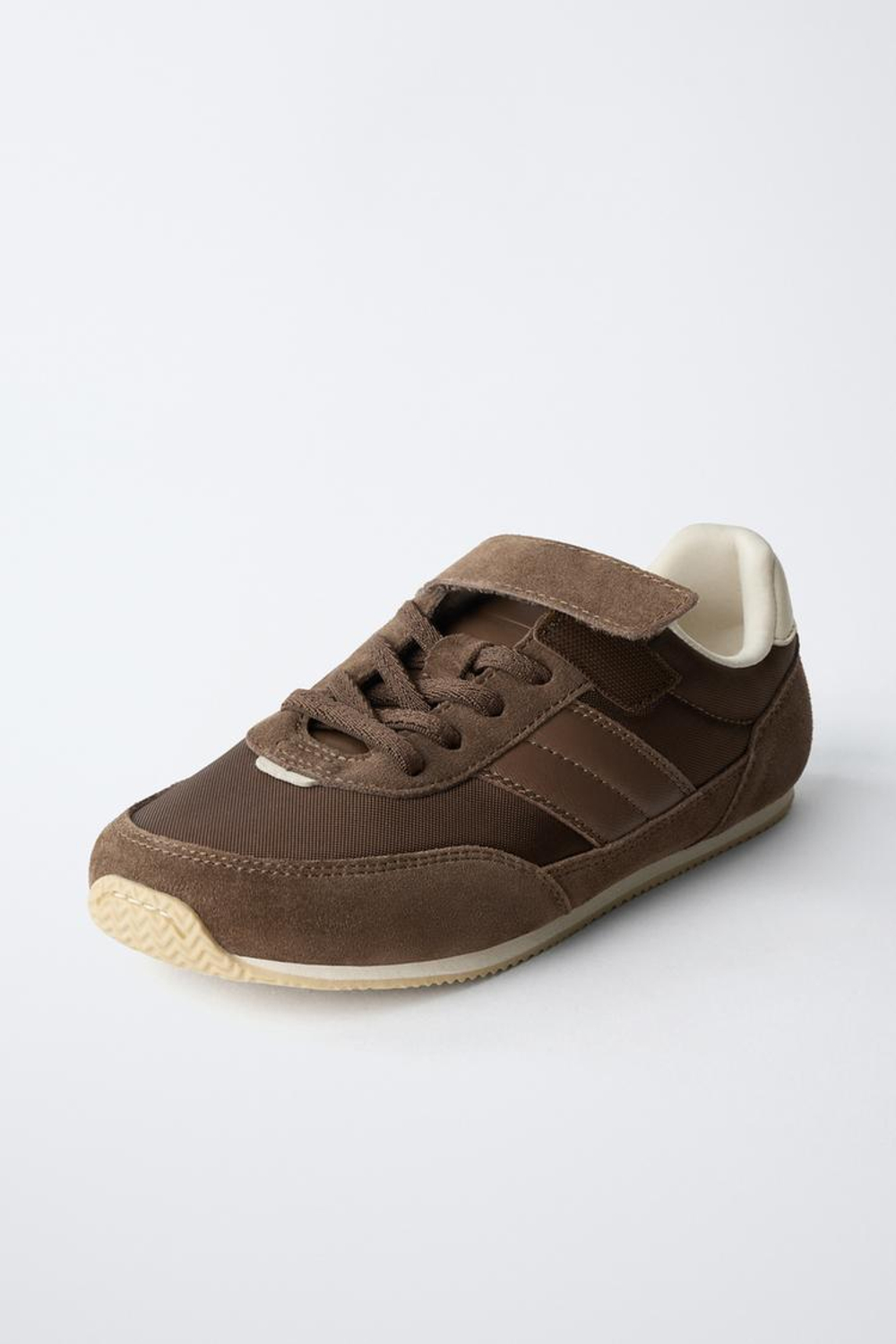 ZARA СПОРТИВНЫЕ КРОССОВКИ BAREFOOT, КОРИЧНЕВЫЙ