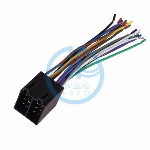 Разъем для автомагнитолы /папа сдвоенный/  Евро  (REXANT)