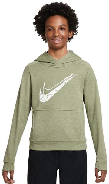 Кофта для мальчика теннисная Nike Kids Multi Stain Repel Therma-Fit - зеленый