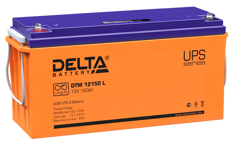 Батарея  Delta DTM 12150 L
