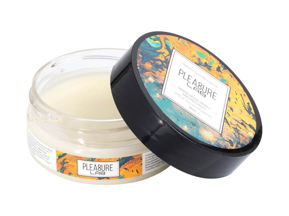 Твердое массажное масло Pleasure Lab Hypnotic с ароматом сандала, нероли и пачули - 50 мл