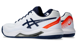 Теннисные кроссовки Asics Gel-Dedicate 8 Clay - white/blue expanse