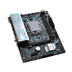 Материнская плата MAXSUN MS-B760M GAMING WIFI GANK V2 (Socket 1700, mATX, 2*DDR5, VGA / HDMI, 3*SATA3, 1*M.2, 1xPCI-E x16 / 1xPCI-E x4, 4*USB 2.0, 2*USB 3.2 GEN 2, LAN 1*1G, Bluetooth, Wi-Fi 802.11ax, RTL)