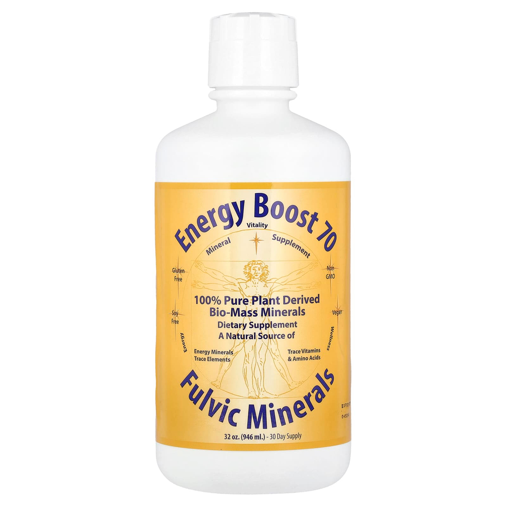 Morningstar Minerals, Energy Boost 70, фульвовые минералы, 946 мл (32 унции)