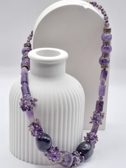 Колье "Глициния"