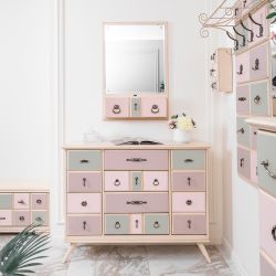 Зеркало настенное Пандора Айвори Акварель