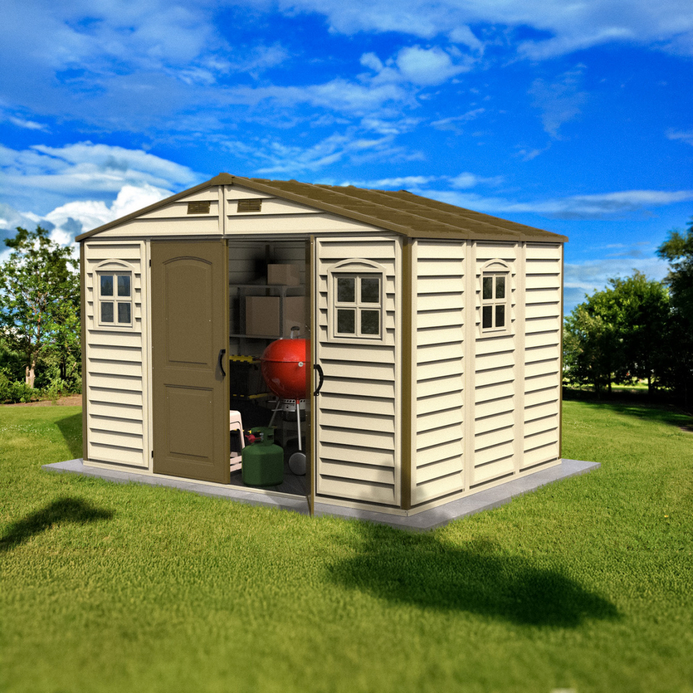 Сарай - Хозблок пластиковый WoodSide для дачи (3,2х 2,4 х 2,31м)