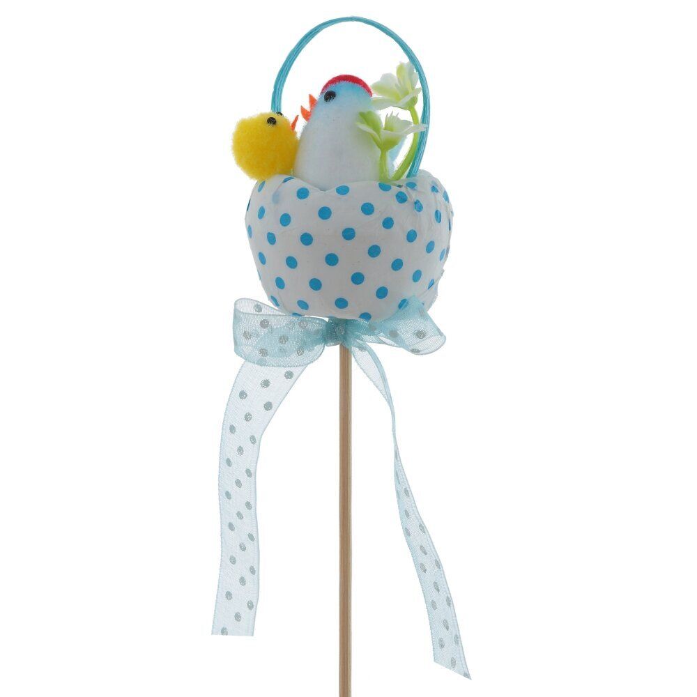 GAEM Изделие декоративное (вставка) "Яйцо пасхальное" (4*7) (блок 12 шт), L5 W5 H26 см, 4в.