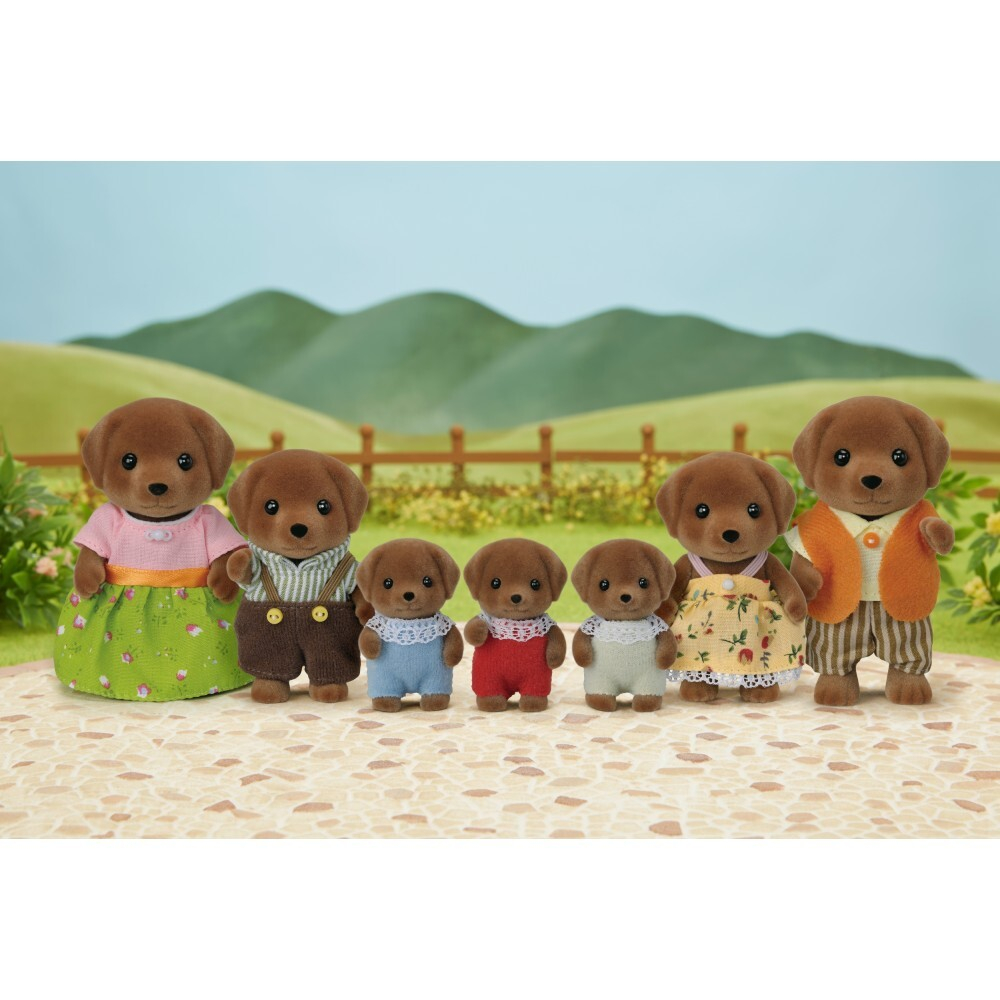 Sylvanian Families - Семья шоколадных лабрадоров 5730 / артикул   5730  / GTIN 5054131057308